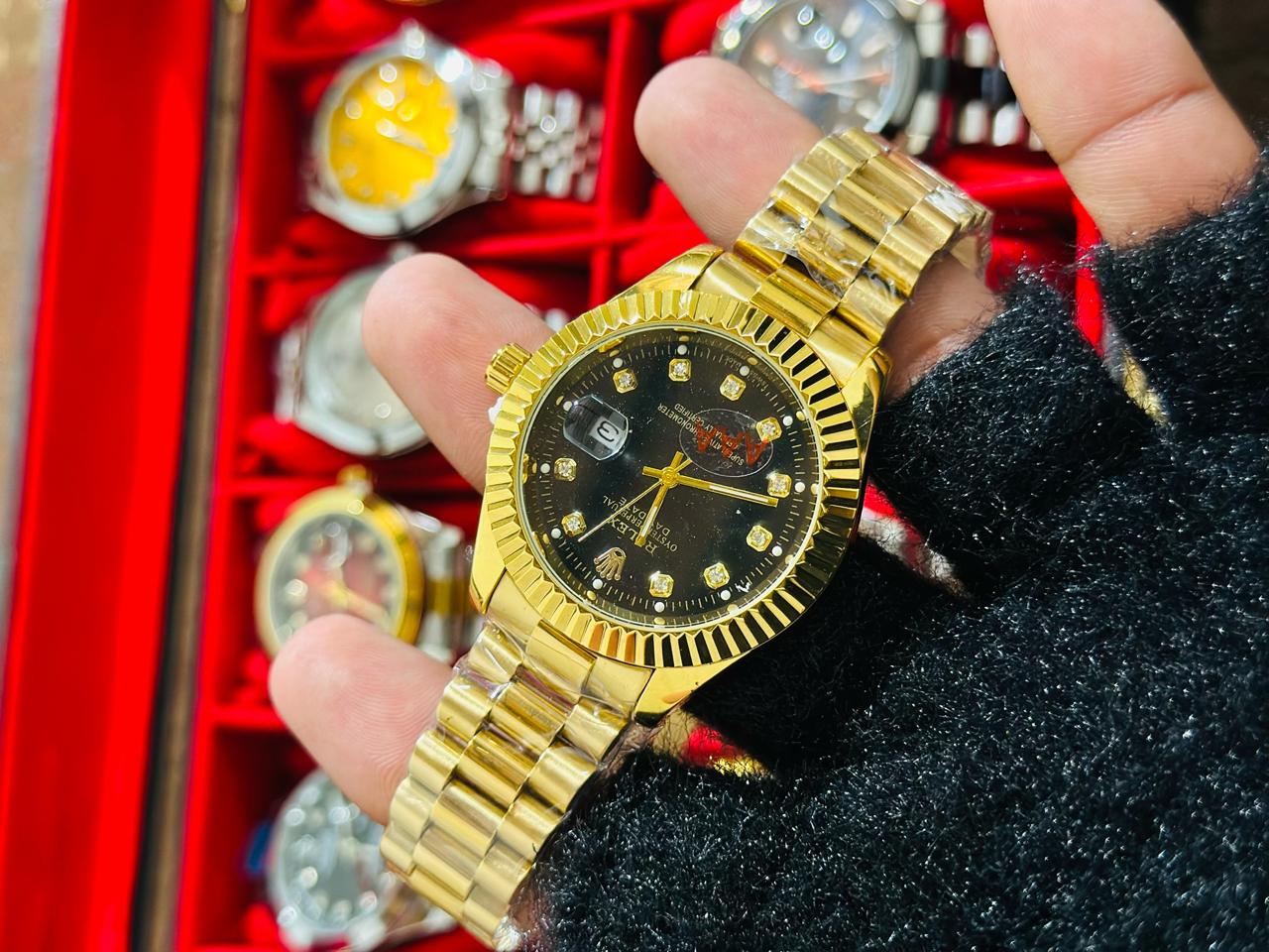 Black Lover RLX Watch | Stainless Steel