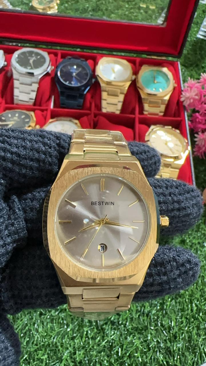 Good Quality BestWin Gold + Silver | Waterproof Watch
