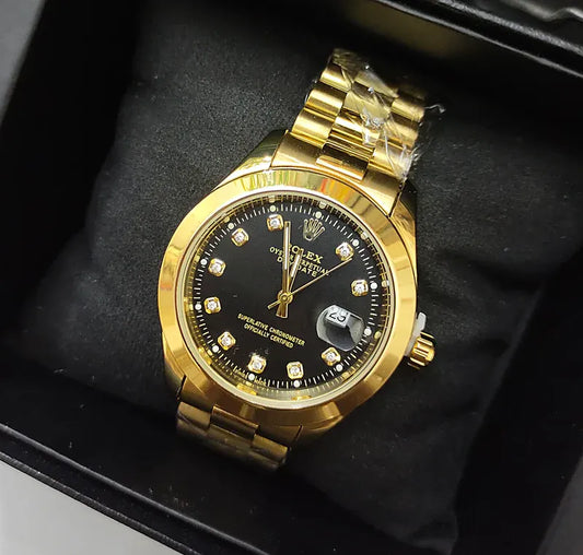 🖤 Gold + Black Dial | Waterproof | Stainless Steel | ZAS Watches