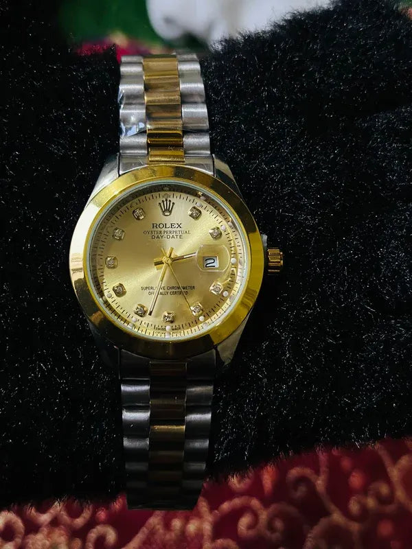🌟Gold & Silver + Gold Dial | Stainless Steel | Waterproof | ZAS Watches