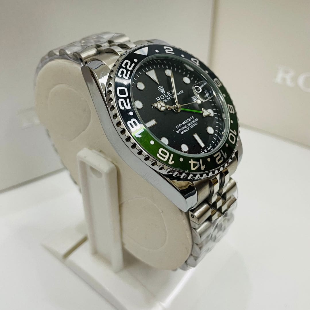 Rolex GMT-Master II luxury watch with dual time zone feature – premium Swiss automatic watch for travelers and professionals"