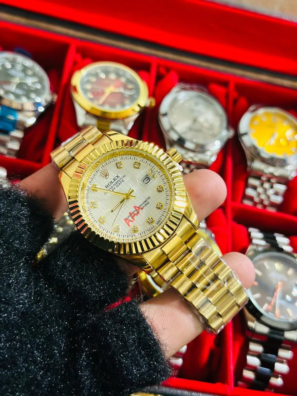 🤍 White Lover – Rolex Watch| Waterproof | Stainless Steel | ZAS Watches