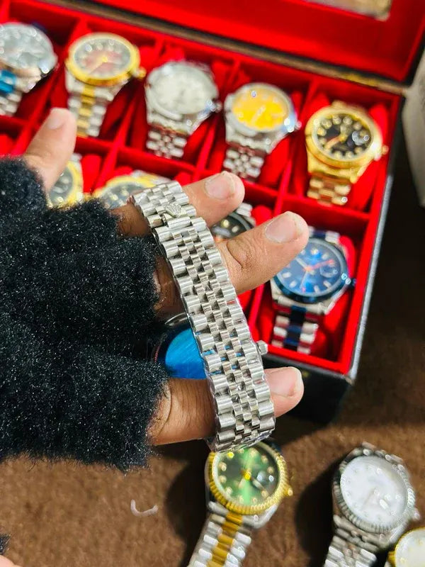 Silver Jubilee + Grey Dial (Bezel Cut)| Waterproof | Stainless Steel | ZAS Watches