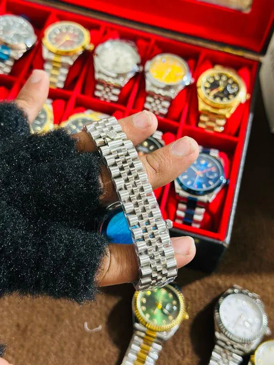 Silver Jubilee + Grey Dial (Bezel Cut)| Waterproof | Stainless Steel | ZAS Watches