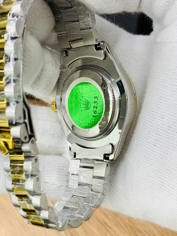 🖤 Gold & Silver + Black Dial | Stainless Steel | Waterproof | ZAS Watches