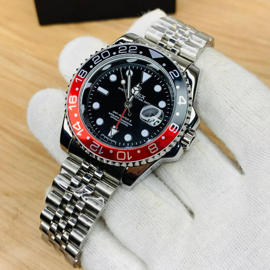 Rolex GMT-Master II luxury watch with dual time zone feature – premium Swiss automatic watch for travelers and professionals"

