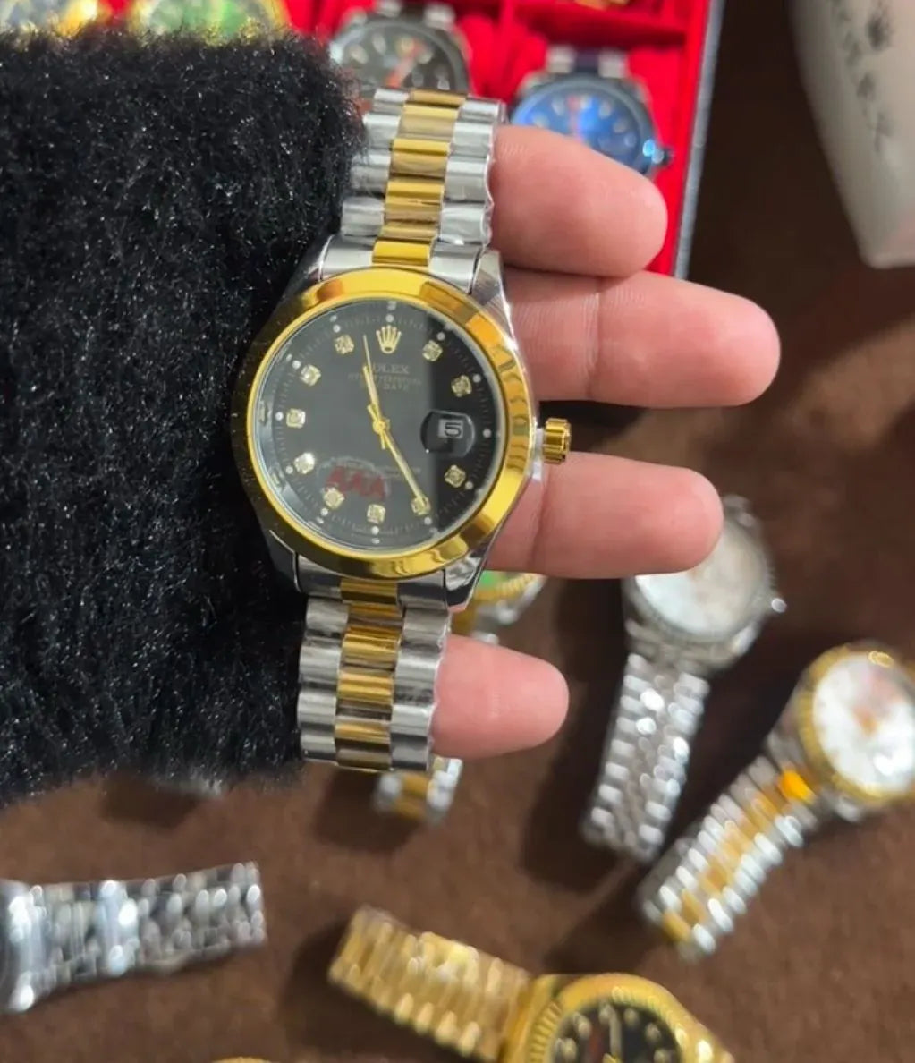 🖤 Black Lover – Rolex Watch| Waterproof | Stainless Steel | ZAS Watches