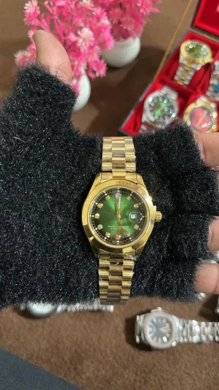 💚 Green Lover – Rolex Watch | Waterproof | Stainless Steel | ZAS Watches