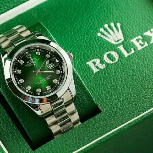 💚 Silver +  Green Dial | Waterproof | Stainless Steel | ZAS Watches