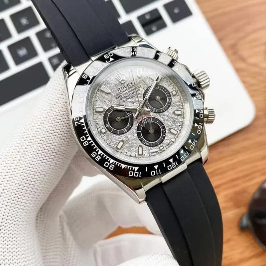Rolex Daytona - 40mm 18K White Gold, Black Oysterflex Strap | Waterproof