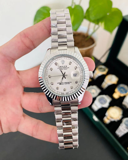 Complete Silver Oyster Waterproof | ZAS Watches|