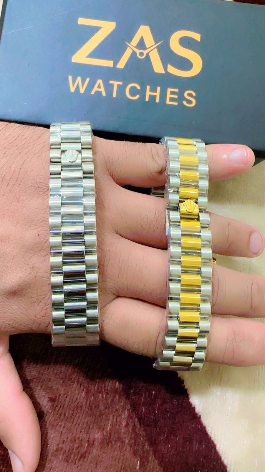 Blue + Black (Combo Deal ) Pack of 2 Watches | Water proof watches🔍