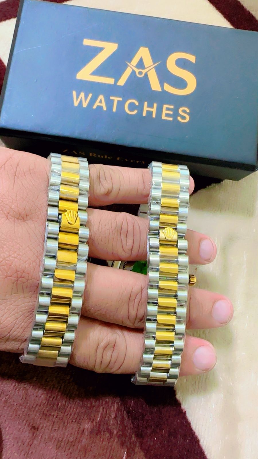 Red + Blue (Combo Deal ) Pack of 2 Watches | Waterproof