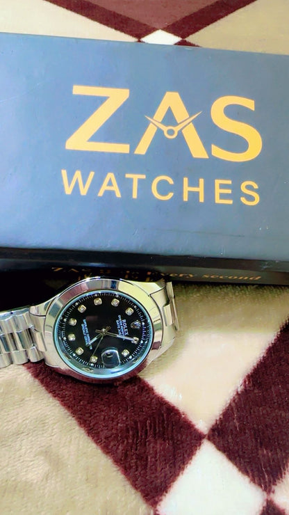 Green + Black (Combo Deal ) Pack Of 2 | Water Proof watches