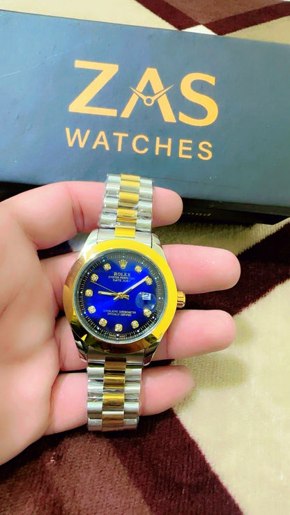 Blue + Black (Combo Deal ) Pack of 2 Watches | Water proof watches🔍