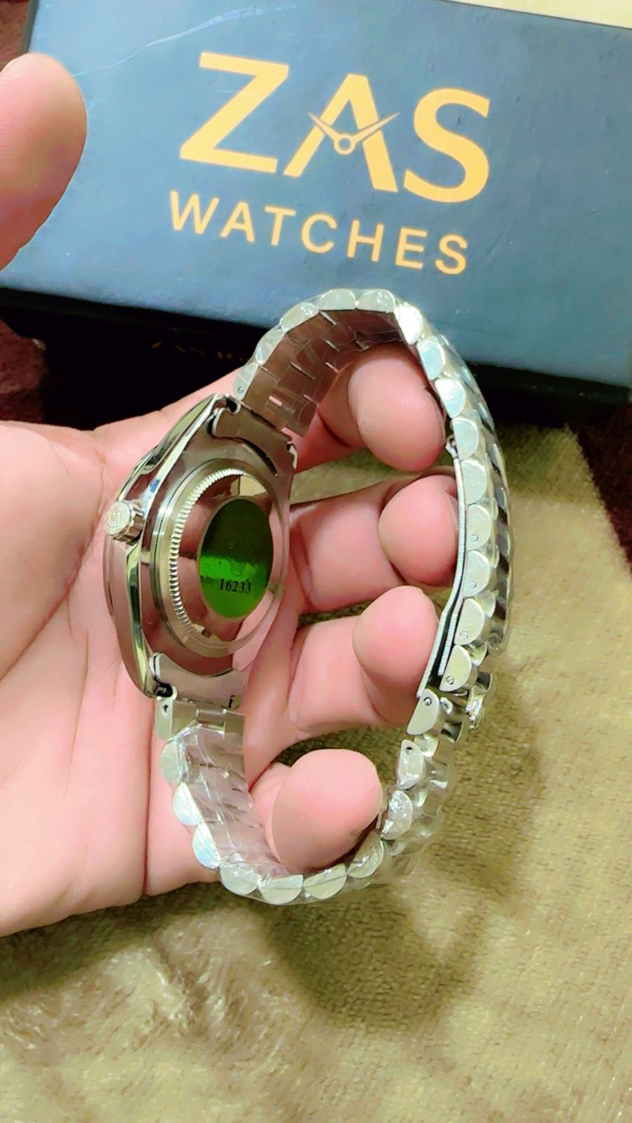 Green + Black (Combo Deal ) Pack Of 2 | Water Proof watches