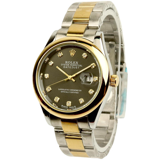 Rolex luxury men's wristwatch with stainless steel case – iconic Swiss timepiece for formal and executive wear